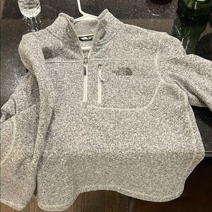 The North Face Women's Heathered Gray Cowl Sweater